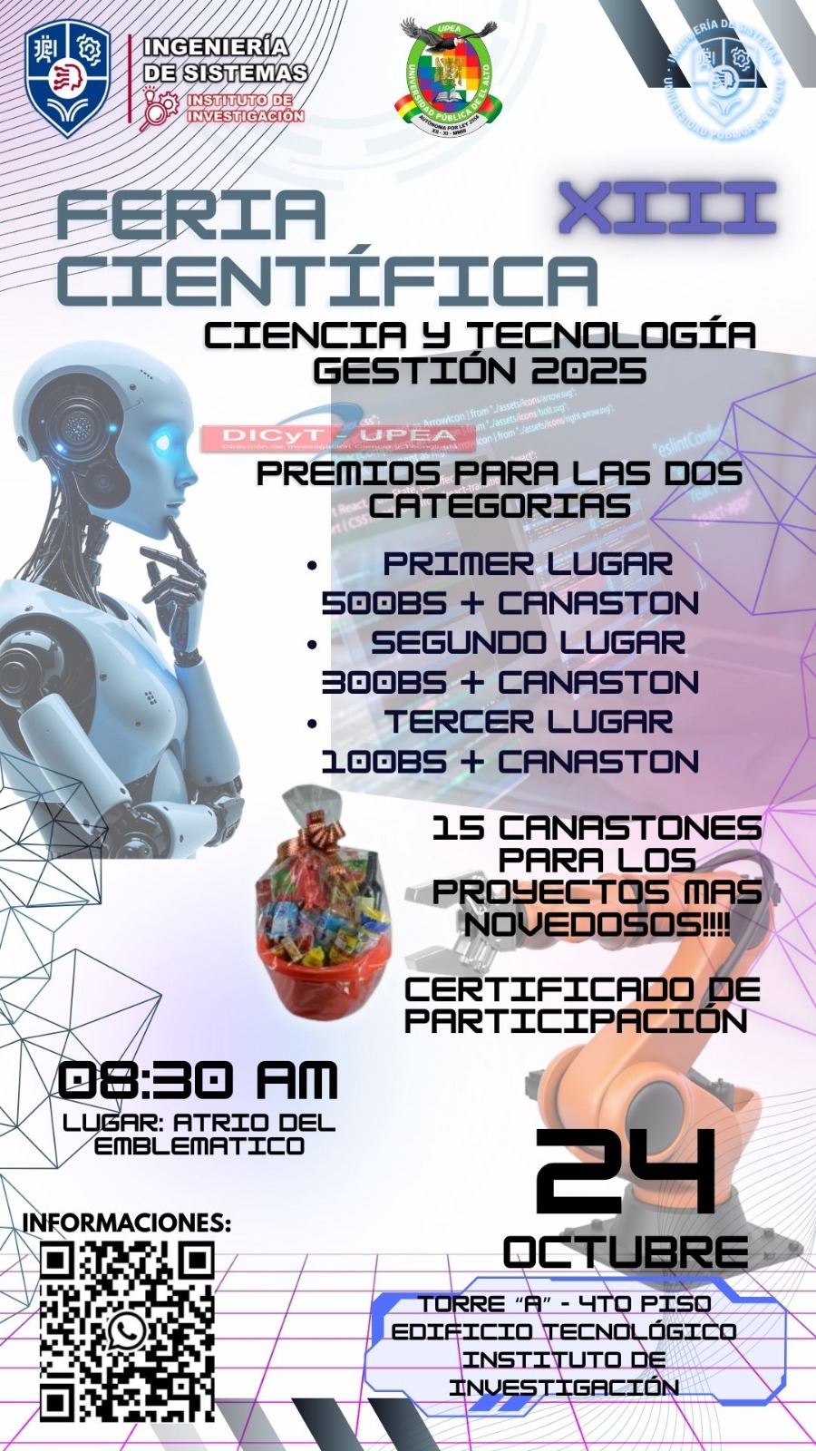Imagen de CONVOCATORIA XIII FERIA UNIVERSITARIA INGENIERÍA DE SISTEMAS